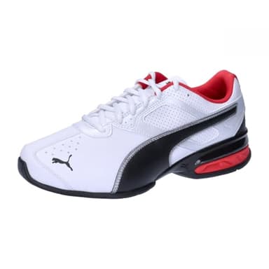 PUMA Tazon 6 FM, Road Running Shoes Hombre, White Black Silver, 43 EU