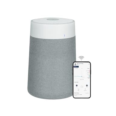 BLUEAIR 511i Max, Purificador de aire para habitaciones pequeñas, dormitorio, hogar, limpia 86m2 en una hora, limpiador de aire HEPASilent para mascotas, alérgenos, virus, polvo, moho, humo