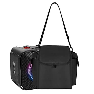 Yaowanguan Estuche PartyBox Encore Essential Bolsa Protectora para JBL Partybox Encore Essential, Partybox Encore Essential Estuche de Transporte portátil de Viaje con Correa para el Hombro (Negro)