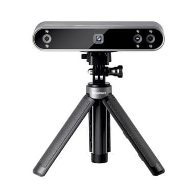 Revopoint POP 3 - Escáner 3D para impresora 3D con datos de color, precisión de 0,05 mm y escaneo rápido de 18 FPS, escáner portátil de mano para modelado, luz de llenado LED RGB y luz de llenado LED