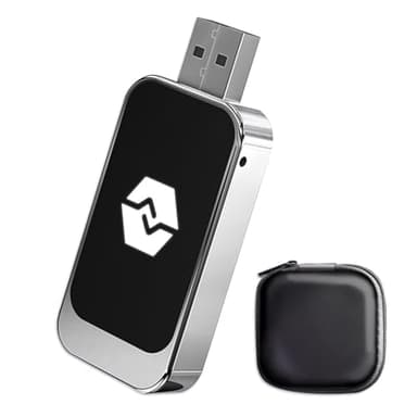 Carplay - Adaptador inalámbrico Carplay UK, caja de coche 2 en 1 que se convierte con cable a inalámbrico, adaptador inalámbrico Plug and Play, ajuste automático Android inalámbrico para coches, baja