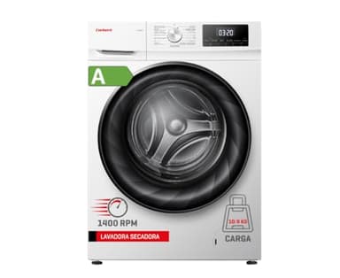 Corberó - Lavadora Secadora Carga Frontal | CLSH106VIN | 10 Kg Lavado, 6 Kg Secado | 1400 RPM | 15 Programas | Inverter | Lavadora Jet | Vapor | Inicio Diferido | ECOlogic | Puerta XXL, Blanco