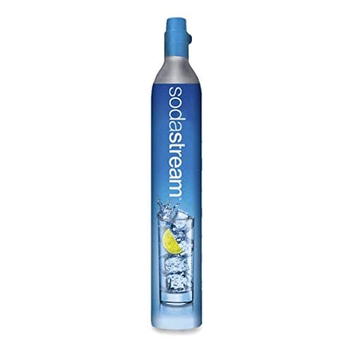 SodaStream Cilindro de gas de repuesto de 60 litros para máquina de agua con gas, cilindro de CO2 para hacer agua carbonatada con gas en casa, rosca, gas azul