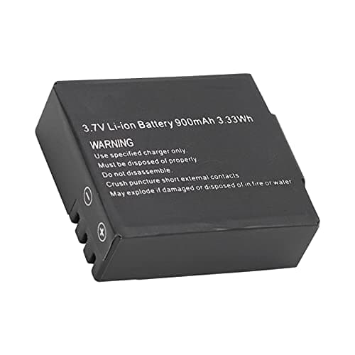 3.7 Li Ion Battery 3.33Wh 3.7V Batería de Iones de Litio Batería Negra de 3.7V 900Mah Baterías Originales para Cámaras Deportivas para Cámara Sj4000 Sj5000 M10