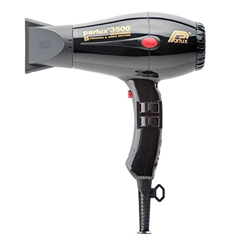 Parlux 3500 Supercompact, Secador de Pelo, Edición Cerámica y Iónica, 2000 W, Negro