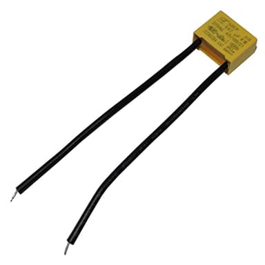Condensador antiparasitario Lumonic MKP para lámparas LED 0,47µF | 275V tensión alterna Condensador X2 contra parpadeo | Condensador anti LED 470nF