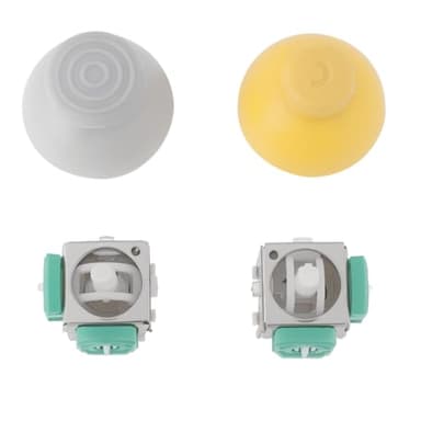 VGOL 2 Joysticks Analógicos para Controlador Compatible con Nintendo Gamecube Tapa de Joystick de 22 X 19,1 Mm Joystick 3D Joysticks Basculantes