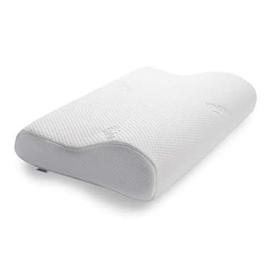 TEMPUR Original Almohada cervical viscoelástica, almohada ergonómica para dormir boca arriba y de lado, Sensación inicial firme, M (50 x 31 x 10/7 cm)