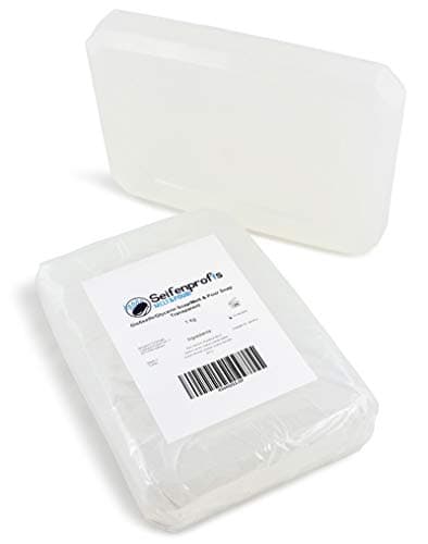 Seifenprofis Jabón base de glicerina, transparente (libre de SLS) (1kg transparente)
