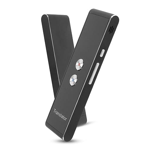 Dispositivo Traductor de Voz de Idioma Bluetooth, Traductor de Idioma Bidireccional Instantáneo Portátil, Dispositivo de Traducción de 96 Idiomas Compatible con Sincronización de