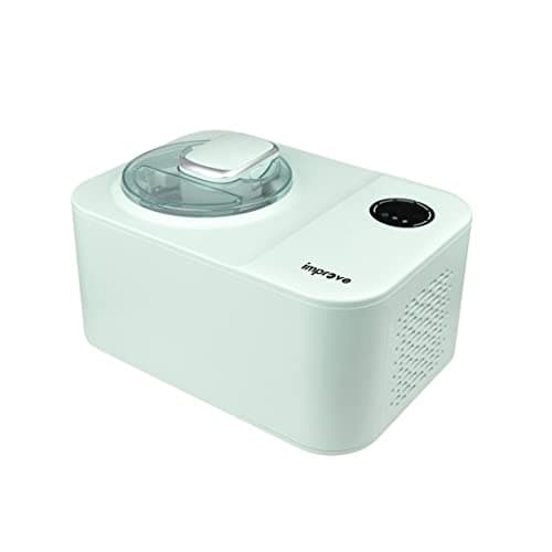 Improve Heladera con compresor profesional autorefrigerante, cesta antiadherente 1,2 l, temporizador ajustable, pantalla LED táctil, IMPGE12A Sugiere una modificación