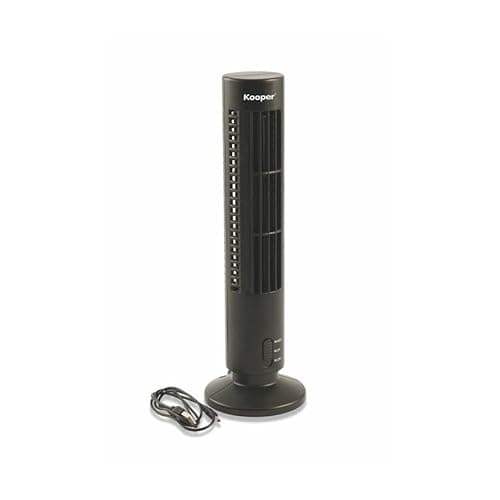 Avilia Ventilador de torre USB de 33 cm negro – Enfriamiento eficiente y silencioso con 3 velocidades y función oscilación, limpieza sencilla – Diseño moderno – Ideal para refrescarse en la