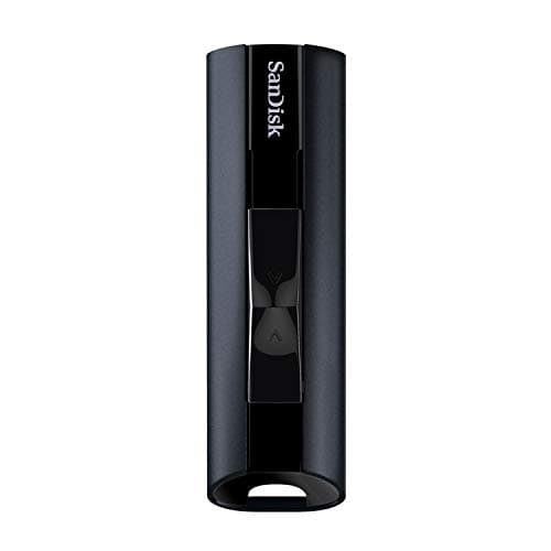 SanDisk 128GB Extreme PRO Memoria flash de estado sólido USB 3.2 (lectura hasta 420 MB/s, escritura hasta 380 MB/s, protección con contraseña, carcasa metálica, software RescuePRO Deluxe)
