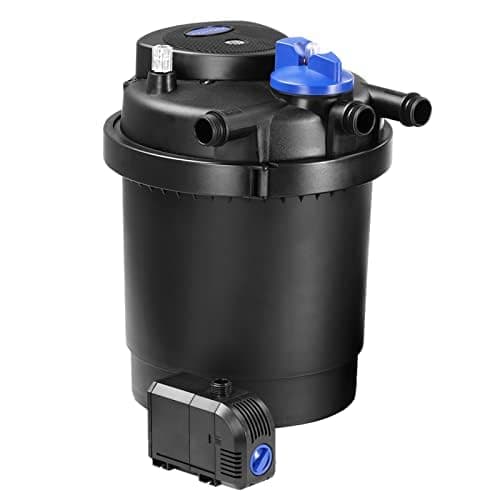 Gardebruk® Filtro de Presión para Estanques UVC 11W 2000L/h 16L 6000L Set Completo Jardinería Peces Acuario