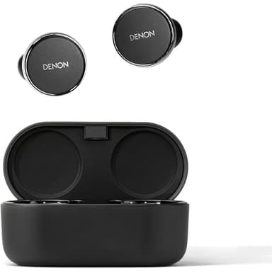 DENON PerL Pro True Wireless Earbuds, Perfil de Sonido Personalizado, Auriculares con cancelación de Ruido, Auriculares Resistentes al Agua, con micrófonos Integrados y batería de Larga duración
