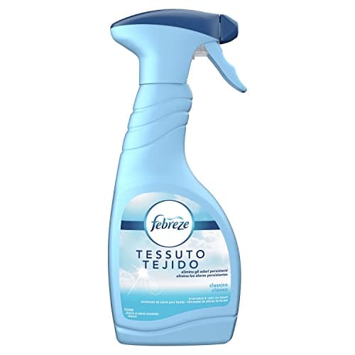AMBIPUR Febreze Clasico Eliminador De Olores En Spray 8 x 500 ml, Neutralizador Olores, Elimina Malos el Ambiente o Tejidos, Fragancia Fresca