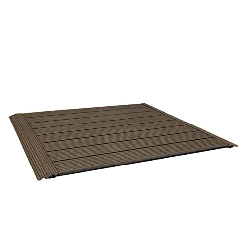 CCLIFE Elemento de Suelo para Ducha Solar de Jardín 105,5 x 59,5 x 2cm Antideslizante Placa de Suelo para Ducha Solares