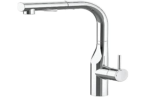 Roca,Glera,Grifería monomando para cocina con caño giratorio y ducha extraíble de dos funciones,A5A854DC00
