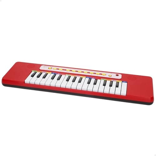 COLORBABY Teclado para niños, 32 Teclas, Mide 47x3,5x13 cm, 2 Sonidos, 8 ritmos, 8 Demos, Aprender a Tocar el Piano, Teclados Infantiles, Instrumentos Musicales, Juguetes educativos 3 años (47887)