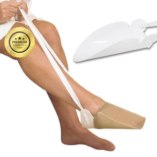 OrtoPrime Calzador de Calcetines Calzador de Medias de Compresión - Poner Calcetines Personas Mayores - Calzador de Calcetines para Personas Mayores - AYUDA PONER CALCETINES PERSONAS MAYORES
