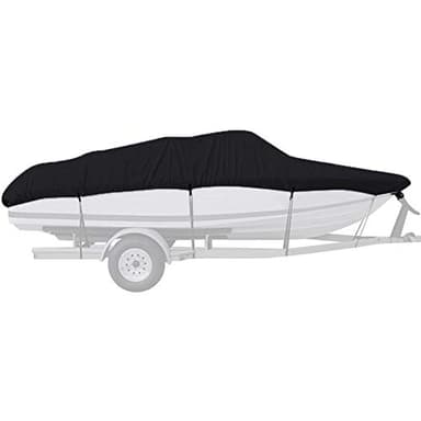 Cubierta para Barco en Forma de V con Cubierta antioxidante para Barco, Remolque, Pesca, esquí, protección para Todo Tipo de Clima 420 * 270（210D）