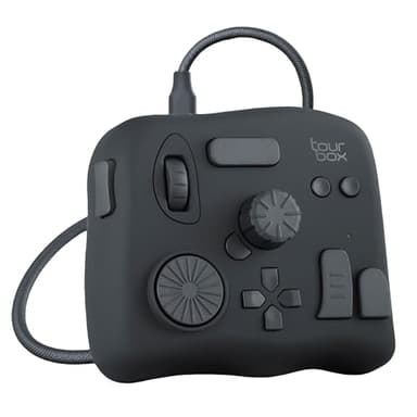 TourBox Neo, Controlador de Edición de Vídeo y Fotografía, Teclado Personalizable de Atajos, Consola de Equipo Creativo para Photoshop Lightroom Premiere, Tableta Gráfica de Dibujo, Windows Mac PC