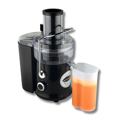STARLYF Licuadora multifunción, 600W, 2 Velocidades, Gran Tamaño, Sin BPA, Para la cocina, Explulsa pulpa, Zumos más rápido, Fruta y Vegetal, Extractor de Jugos (XL Autolimpiante)
