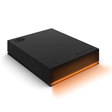 Seagate Technology FireCuda Gaming Hard Drive, 5 TB, External Hard Drive HDD, USB 3/2, RGB LED lighting, 3 Years Rescue Services (STKL5000400)