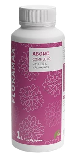 FLORAMAX Abono fertilizante especial para floración líquido de interior y exterior enriquecido en fósforo y potasio para favorecer la floración con micronutrientes, aminoácidos y vitaminas 1L