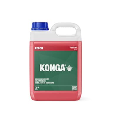Konga Eliminador de moho y moho para baños, cocinas, lavaderos, exteriores, piscinas, gimnasios, cocinas grandes, almacenes frigoríficos (5 litros)