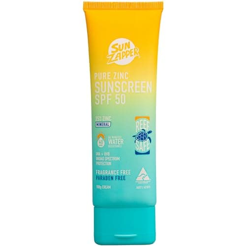 Sun Zapper Crema solar de zinc puro SPF 50 Protector solar de zinc mineral seguro para arrecifes