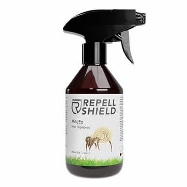 RepellShield Spray Antiacaros del Polvo y Larvas para Tejidos, 250ml - Fórmula Anti Acaros Eliminar con Aceites Esenciales Naturales - Alternativa a Isecticida Permetrina
