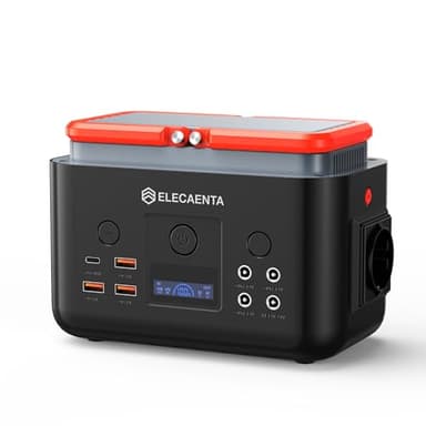 Estación de Energía Portátil 200Wh 62500mAh LiFePO4 Batería Respaldo Generador Eléctrico Solar CA200W(Pico 400W) Onda Sinusoidal Pura Carga Rápida PD60W para Acampada Aventura Emergencia Uso Doméstico