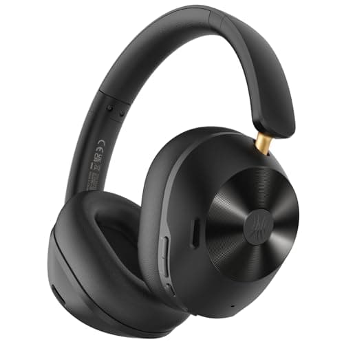 OneOdio Focus A5 Auriculares Inalámbricos Bluetooth 75H, Cancelación de Ruido Activa Híbrida, LDAC Hi-Res Wireless Audio, Bluetooth 5.4, Llamadas Claras, Carga Rápida para Viajes, Hogar y Oficina
