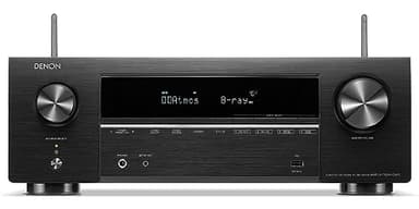 Denon AVR-X1700HDAB - Receptor AV de 7,2 Canales, Amplificador HiFi con Dolby Atmos, DTS:X, 6 entradas HDMI y 1 Salida, 8K HDMI, Bluetooth, Wi-Fi, AirPlay 2, HEOS Multiroom, Compatible con Alexa