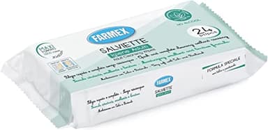 Farmex - Toallitas Húmedas para la Higiene Íntima - Toallitas Desinfectantes Desechables - Tamaño 20x30cm - Toallitas Íntimas Desechables - 24 unidades