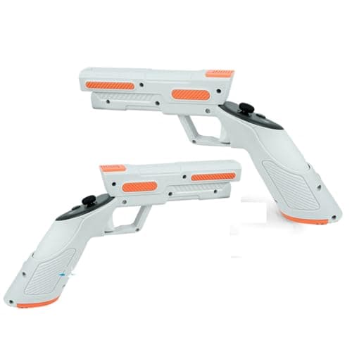 Pistola de control de juego VR para Quest 3 Accesorios, Soporte para Quest 3 Shooting Game, Extensión Mangos Forma de Pistola Soporte para VR Game