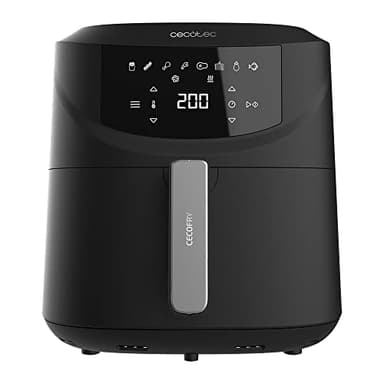 Cecotec Freidora de Aire sin Aceite Air Fryer de 7,6L Cecofry Absolute 7600. 2000W, Digital y Compacta, PerfectCook, Temperadura y Tiempo Regulable, Panel Táctil, 8 Modos