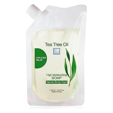 Gel de Ducha, Jabón Problemas Cutáneos, Cuidado Diario Piel Acneica, Elimina Uñas Amarillas, Dañadas, Gel Purificante Potente para Baño, Champú, Cuidado Anti-hongos, Pie de Atleta, Anti-pulgas 1000 g