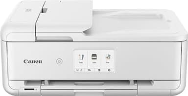 Canon Pixma TS9550Ca Impresora Multifunción Empresarial, Sistema de Inyección de Tinta, A3, WiFi, Conectividad Inalámbrica, ADF de 20 Hojas, Cartuchos Tinta XL, Pantalla Táctil, Blanco