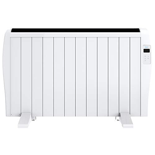 Cecotec Radiador Eléctrico Bajo Consumo Ready Warm 2500 Thermal Connected. 12 Elementos, 2000 W, De pared o pie, Temporizador, Mando a Distancia, Pantalla LCD, Control Wifi