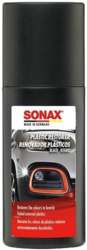 SONAX Renovador plásticos (100 ml) con esponja aplicadora, para la renovación del color de plásticos muy descoloridos en el exterior del vehículo | N.° 04091000-544