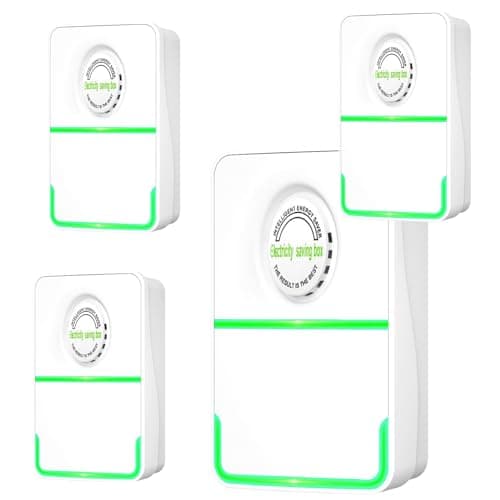 Caja de Ahorro de Energía Pro Power Save de 90 V-250 V, Caja de Ahorro de Energía for el Hogar, Ahorrador de Energía Inteligente, Adecuado for el Mercado de Oficina, Enchufe del Reino Unido(4pcs)