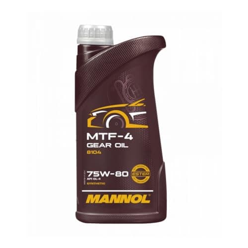 MANNOL MTF de 4 getriebeoel 75 W de 80 API GL de 4, 1 L, el Embalaje Puede Variar