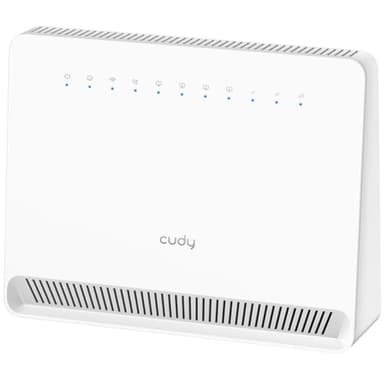 Cudy Módem Router Desbloqueado 4G LTE Cat 6 Gigabit con Ranura para Tarjeta SIM, 2 CA, AC1200 WiFi, SMA, OpenVPN, Wireguard, IPsec, VPN, LT700E