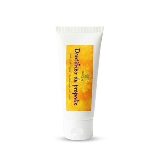 Pasta de dientes natural 100g El própolis actúa como regenerador y fortificante de las encías, remineralizante dental y anticaries. Dentífrico sin fluor.