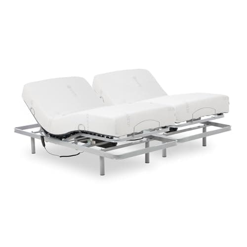 Geriafy - Cama Articulada Doble de Matrimonio con Colchón Visco Tencel (180x190)