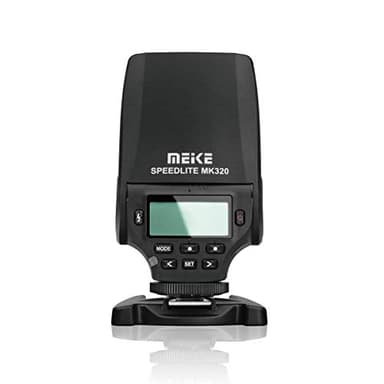 MeiKe MK 320 LCD i-TTL M RPT GN32 Mini Speedlite Flash luz LED para Nikon J1 J2 J3 D7100 D5300 D5100 D5200 D5000 D3300 D3200 D3100 D750 D810 D550 D50 50 Cámaras DSLR