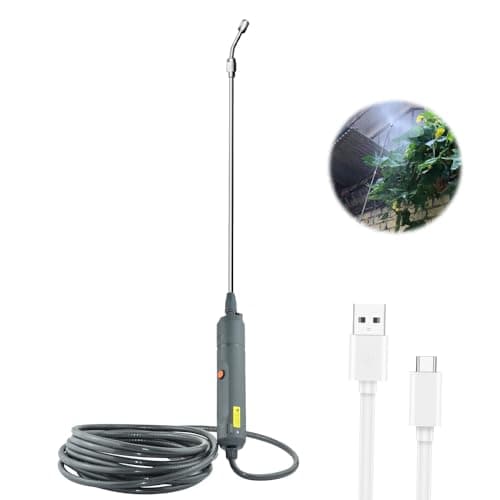 Lotvic 4000mAh Pulverizador Eléctrico para Plantas, 5M Fumigadora Pulverizador, a Batería Recargable para Jardín y Lavado de Coches