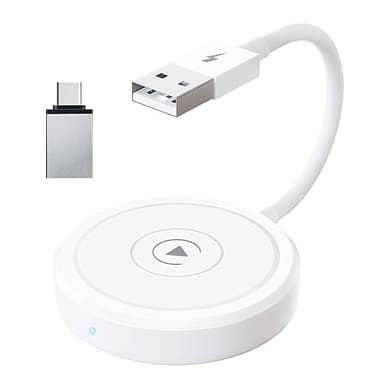 Olycism Carplay Inalámbrica Adaptador Wireless Adaptador Dongle para Coches Plug & Play Carplay Converter para iOS 5GHz WiFi Bluetooth 5.0 Auto Connect Car para iOS 10 2017 o Autos más nuevos